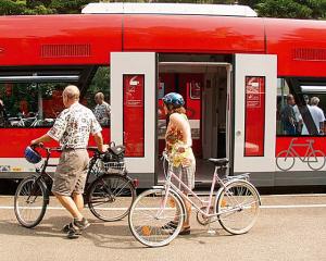 Foto: H. Walter – Fahrradtransport im »Seehäsele« (Friedrichshafen – Radolfzell)